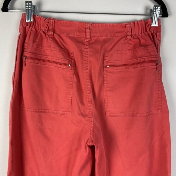 Chicos Cropped Capri Pants Womens 1 US 8 Pink - Picture 6 of 8